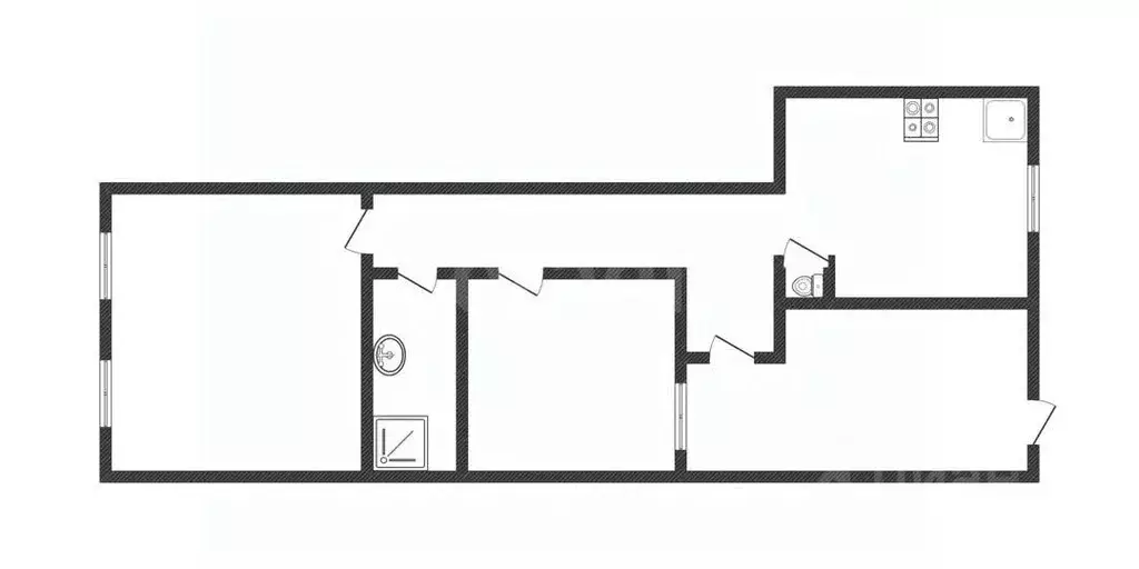 2-к кв. Курганская область, Курган ул. Пушкина, 6 (50.0 м) - Фото 2