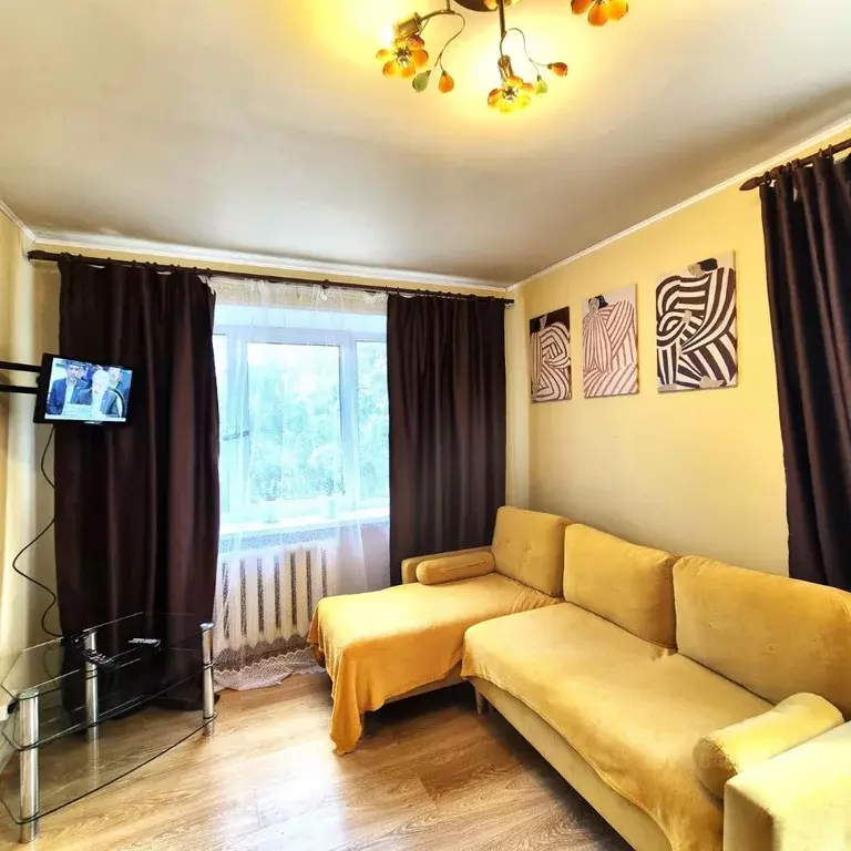 1-к кв. Московская область, Пушкино ул. Тургенева, 4 (32.0 м) - Фото 0
