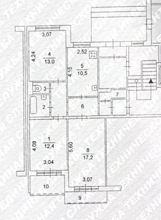 3-к кв. Челябинская область, Челябинск ул. Мира, 27 (67.0 м) - Фото 1