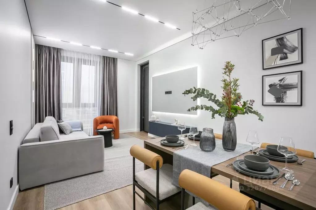 3-к кв. Москва наб. Марка Шагала, 11к2 (85.0 м) - Фото 2