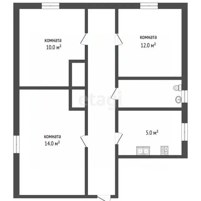 3-к кв. Вологодская область, Великий Устюг ул. Павла Покровского, 14 ... - Фото 2