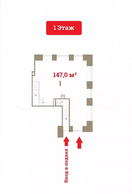 Продажа Помещения в жк«Roza Rossa  - 286,0 м - Фото 1