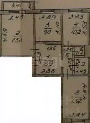 3-к кв. Липецкая область, Липецк ул. Имени А.И. Хорошавина, 2 (64.1 м) - Фото 1