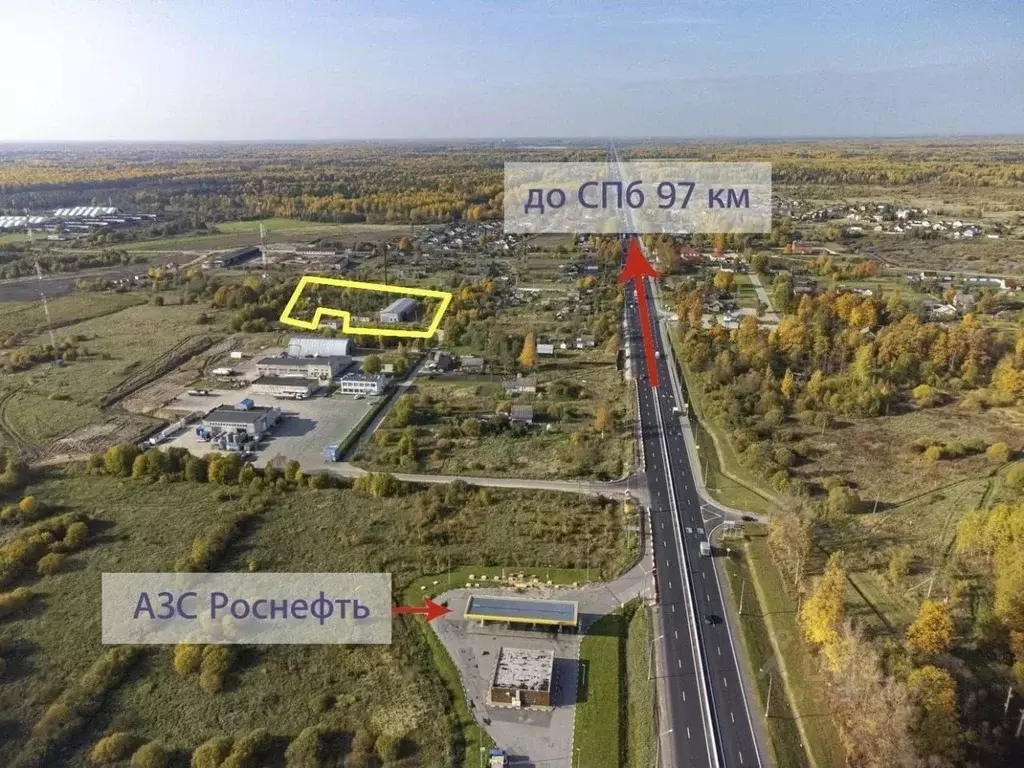 Склад в Ленинградская область, Тосненский район, Трубникоборское ... - Фото 2