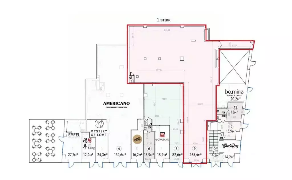Торговая площадь в Москва Новослободская ул., 19С1 (265 м) - Фото 1