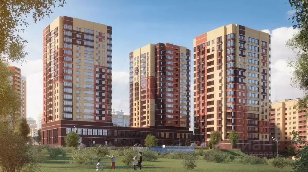 3-к кв. Чувашия, Чебоксары ул. Филиппа Лукина, 16 (90.5 м) - Фото 0