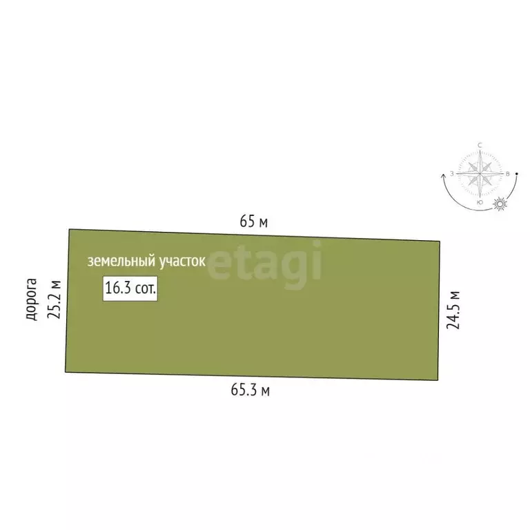 Участок в Омская область, Омский район, пос. Ростовка Целинная ул. ... - Фото 2