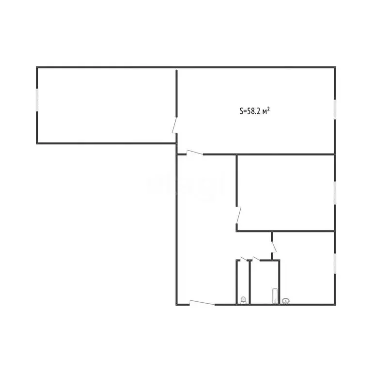 3-комнатная квартира: Бийск, Социалистическая улица, 27 (58.2 м) - Фото 1