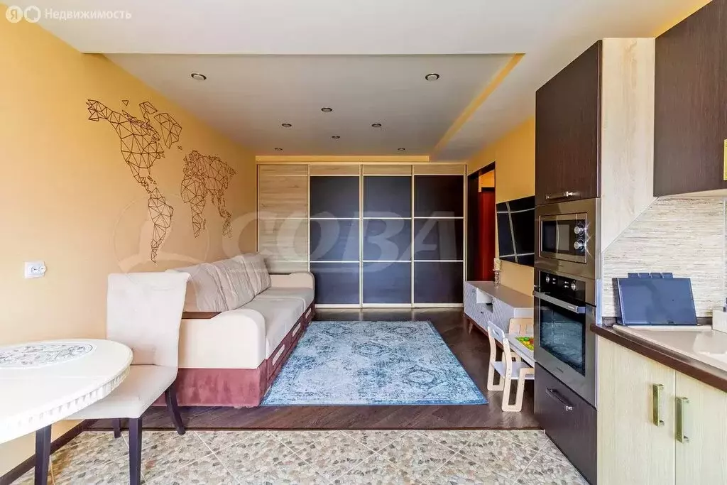 1-комнатная квартира: Тюмень, улица Николая Семёнова, 21к1 (44 м) - Фото 0
