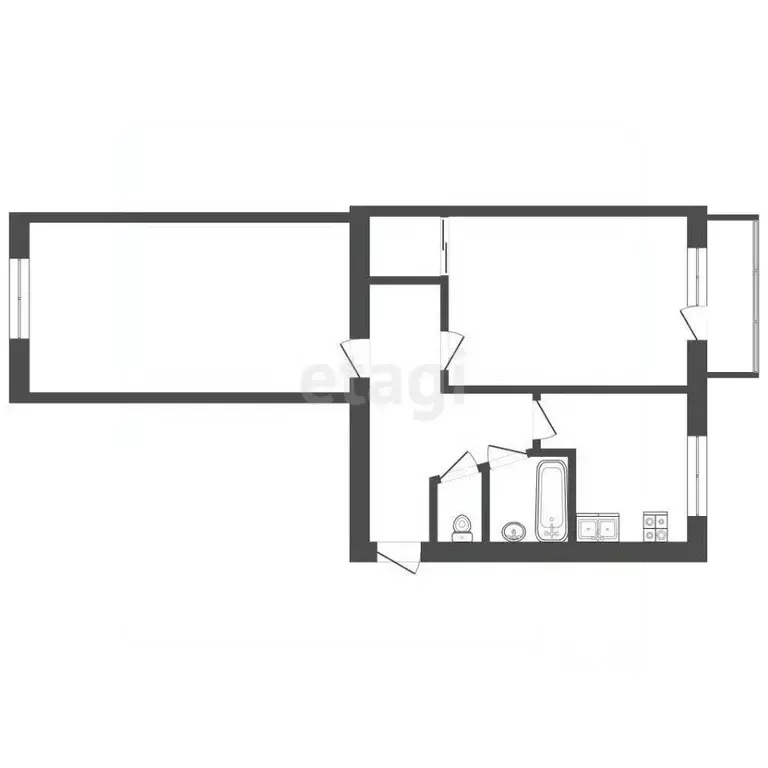 2-к кв. Смоленская область, Рудня Советская ул., 10 (61.4 м) - Фото 1