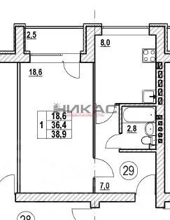 1-к кв. Ярославская область, Ярославский муниципальный округ, пос. ... - Фото 2