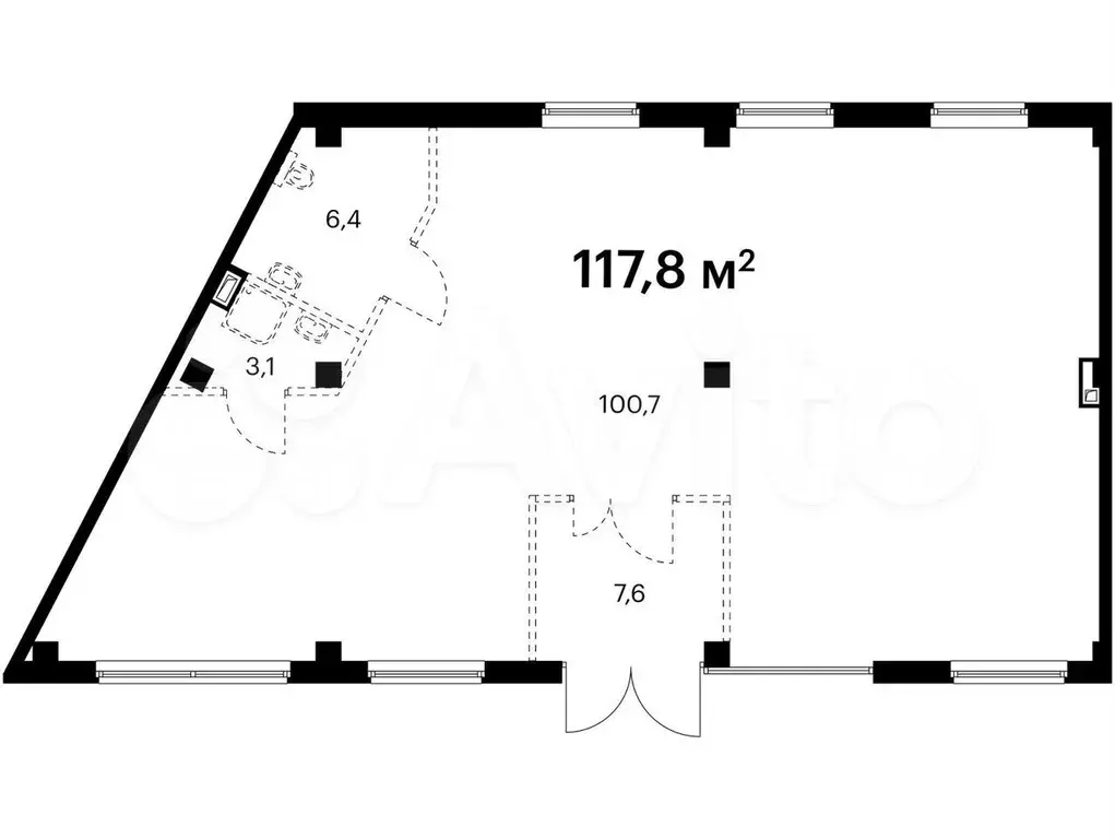 Продам помещение свободного назначения, 117.8 м - Фото 0