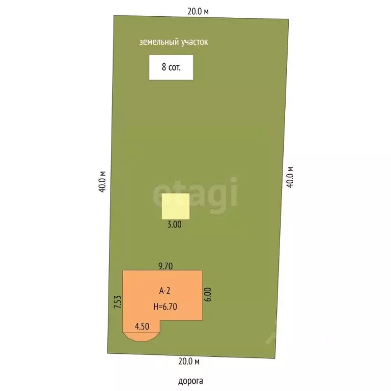 Дом в Крым, Симферополь ул. Бекира Османова (150 м) - Фото 2
