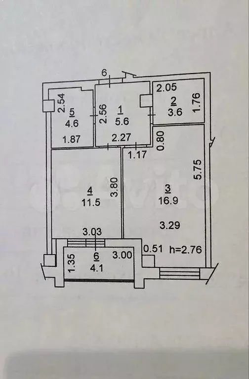 1-к. квартира, 43 м, 2/23 эт. - Фото 0