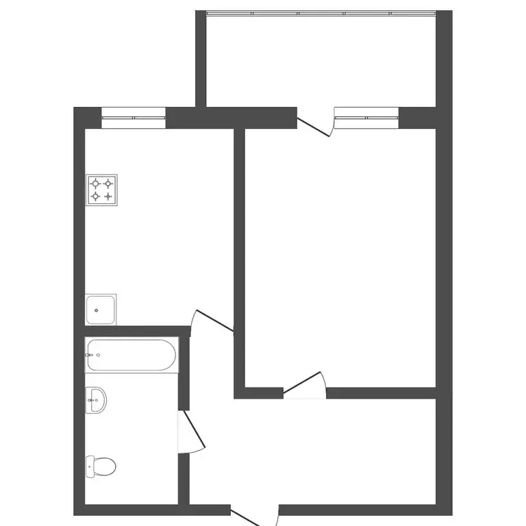 1-комнатная квартира: Фролы, Весенняя улица, 16 (34.8 м) - Фото 0