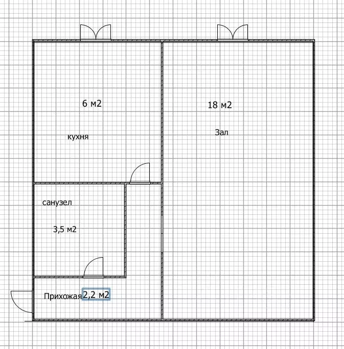 1-к кв. Башкортостан, Уфа ул. Аксакова, 43 (30.4 м) - Фото 2