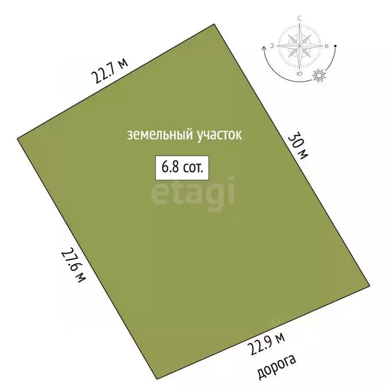 Участок в Тюменская область, Тюменский муниципальный округ, д. ... - Фото 2