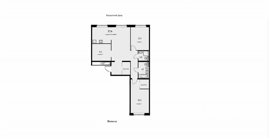 3-к кв. Московская область, Мытищи ул. Мира, 37 (87.0 м) - Фото 0