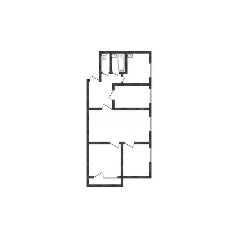 4-комнатная квартира: Бийск, Коммунарский переулок, 27 (66.5 м) - Фото 1