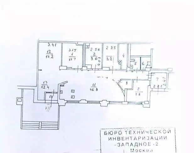 Помещение свободного назначения в Москва Мичуринский просп., 29 (148 ... - Фото 1