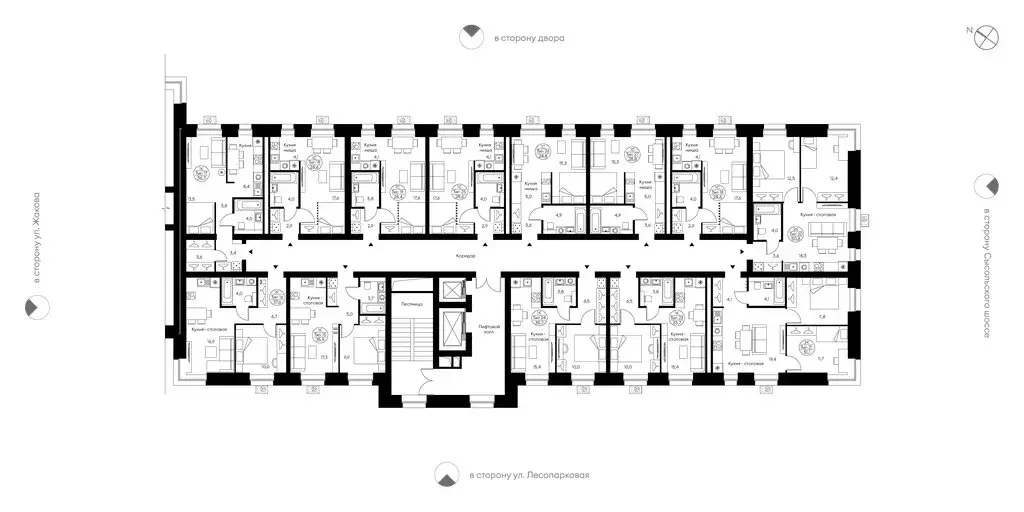Квартира-студия: Сыктывкар, улица Жакова, 17 (28.6 м) - Фото 2