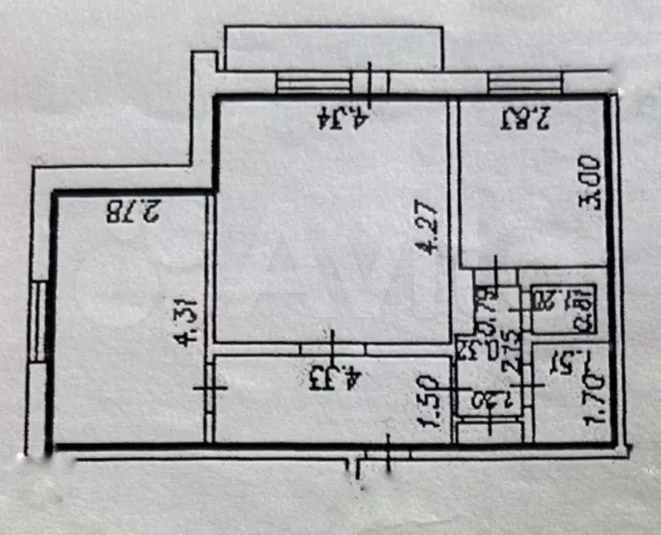 2-к. квартира, 52,3 м, 3/9 эт. - Фото 0