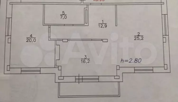 2-к. квартира, 82 м, 8/9 эт. - Фото 0