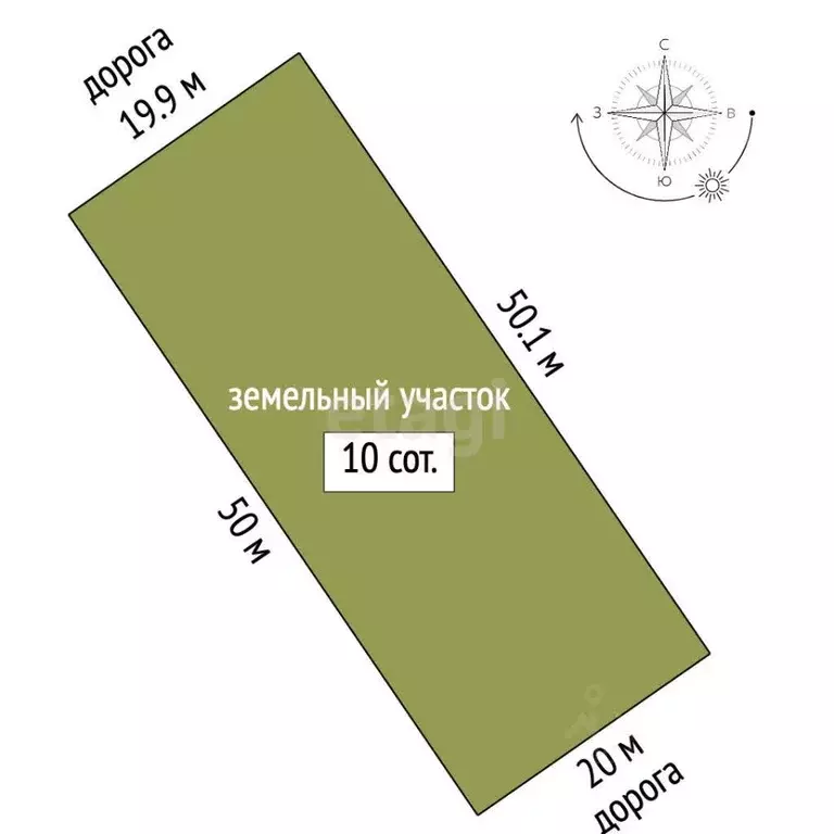 Участок в Крым, Кировское пгт ул. Молодежная (10.0 сот.) - Фото 2