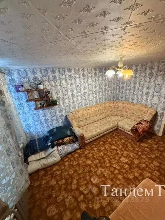 1-к кв. Омская область, Любинский район, Красный Яр рп Дорожная ул., 9 ... - Фото 1