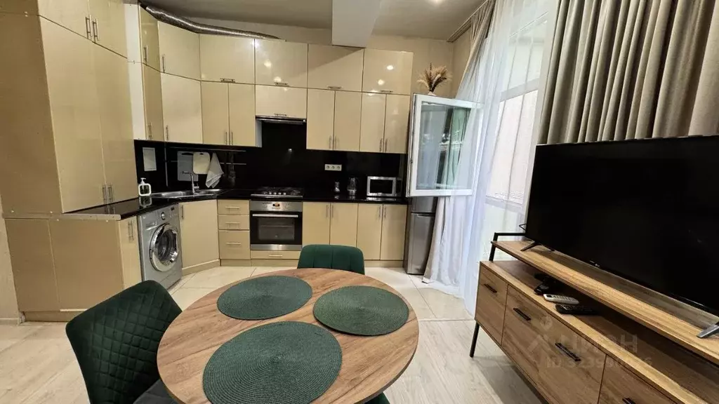 Студия Краснодарский край, Сочи Мамайка мкр, ул. Плеханова, 15 (33.0 ... - Фото 1