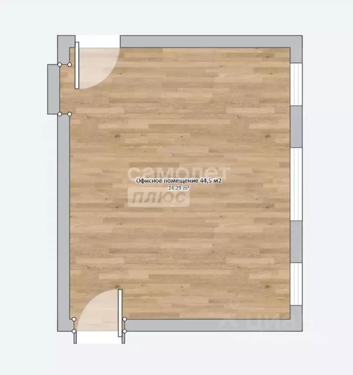 Офис в Карелия, Петрозаводск ул. Свердлова, 1 (45 м) - Фото 2