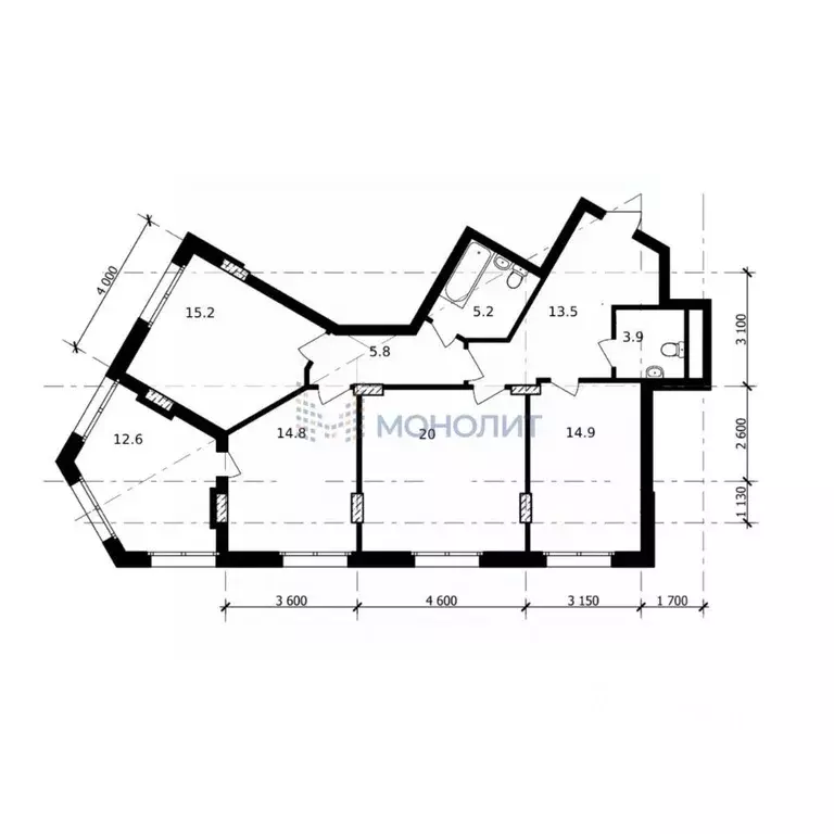 1-к кв. Нижегородская область, Нижний Новгород ул. Владимира ... - Фото 1