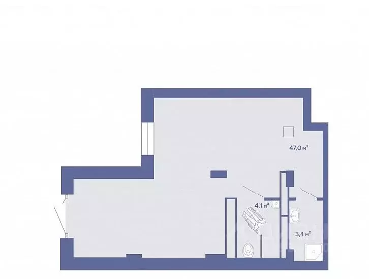 Помещение свободного назначения в Москва, Москва, Троицк ул. ... - Фото 1