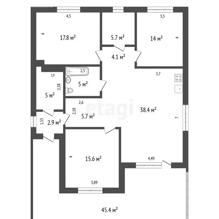 Дом в Красноярский край, Емельяновский муниципальный округ, коттеджный ... - Фото 2
