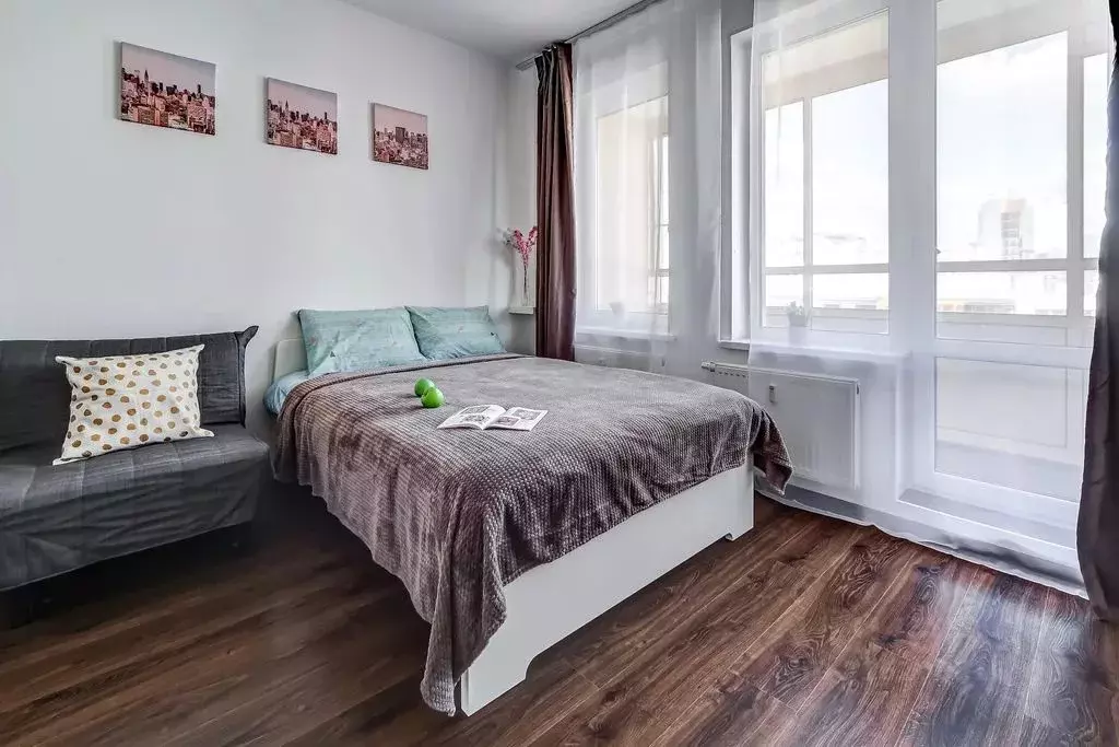 Студия Санкт-Петербург ул. Верхне-Каменская, 3к1 (30.0 м) - Фото 0