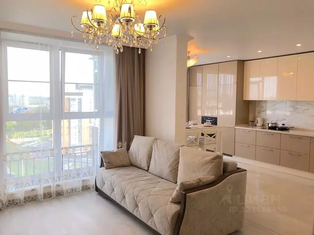 1-к кв. Чувашия, Чебоксары ул. Герцена, 12к1 (47.0 м) - Фото 1