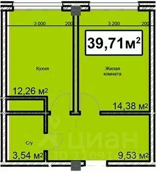 1-к кв. Ставропольский край, Ессентуки ул. Благодатная, 28 (39.71 м) - Фото 0