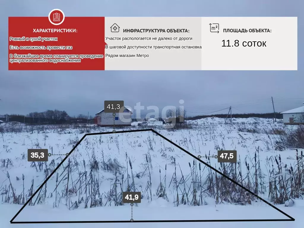 Участок в Архангельская область, Архангельск М-8 Холмогоры, 1226-й км ... - Фото 2