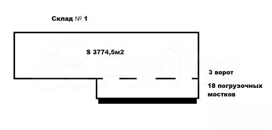 Склад, 3775 м, Митино - Фото 0