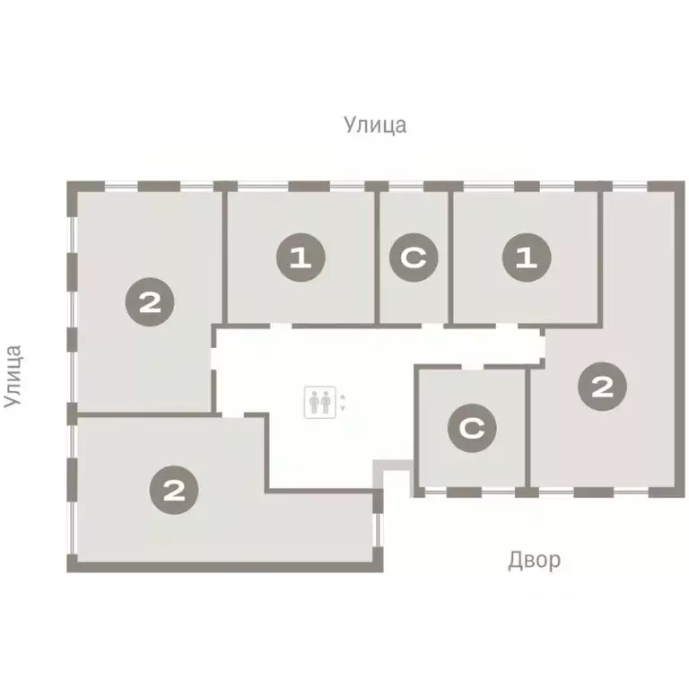 2-к кв. Омская область, Омск  (71.78 м) - Фото 2