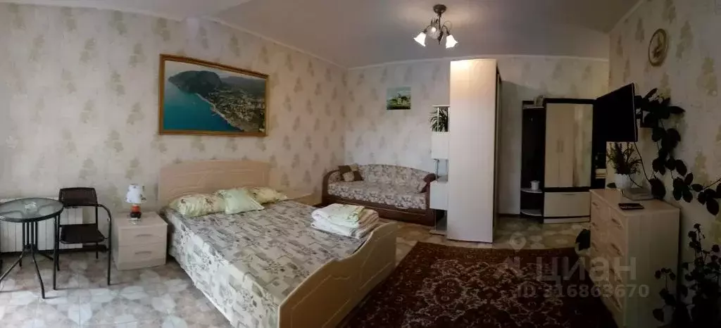 Комната Крым, Алушта городской округ, Партенит пгт ул. Солнечная, 13А - Фото 1