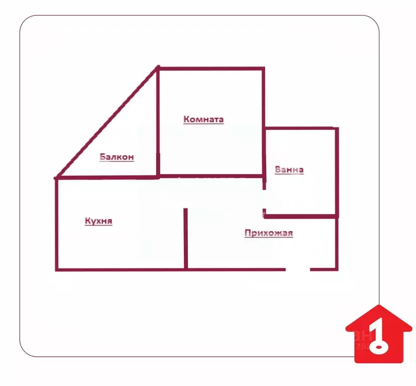 1-к кв. Омская область, Омск бул. Архитекторов, 23 (41.5 м) - Фото 2