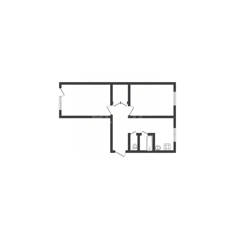 2-к кв. Алтайский край, Бийск Красная ул., 81 (48.7 м) - Фото 1