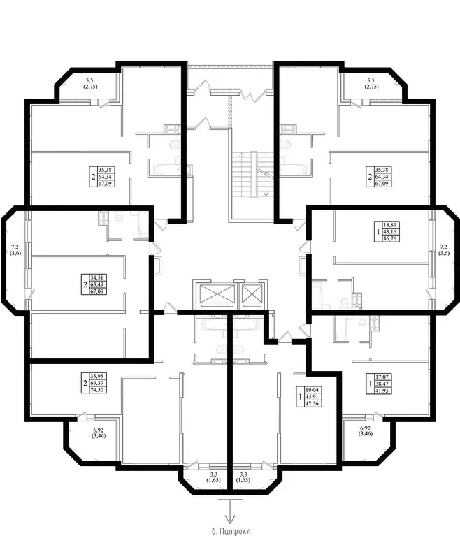 1-к кв. Приморский край, Владивосток ул. Архангельская, 27к1 (38.6 м) - Фото 1