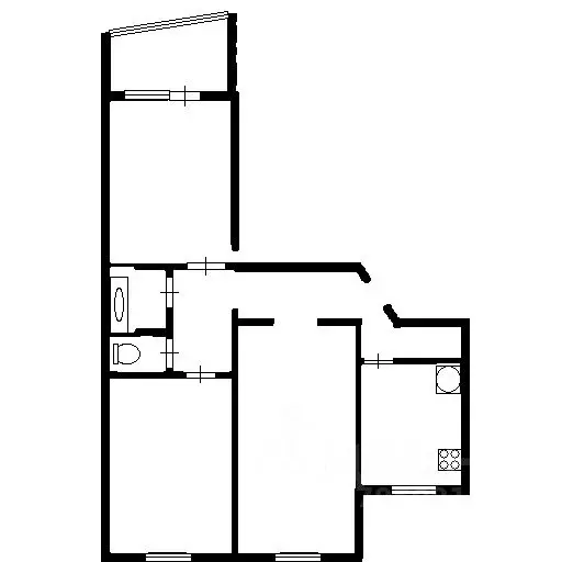 3-к кв. Московская область, Воскресенск ул. Мичурина, 17а (67.4 м) - Фото 2
