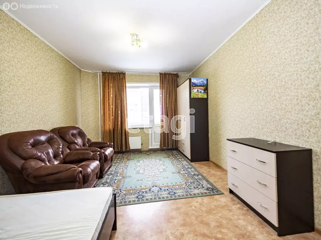 1-комнатная квартира: Новосибирск, улица Мясниковой, 10 (38 м) - Фото 1