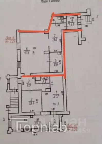 Офис в Тульская область, Новомосковск Коммунистическая ул., 15 (83 м) - Фото 2