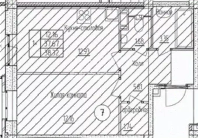 1-к кв. Московская область, Балашиха ул. Безымянная, 16 (36.7 м) - Фото 1
