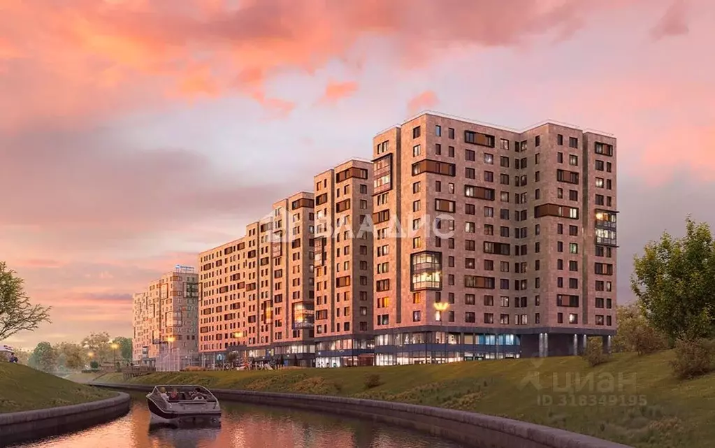 Студия Санкт-Петербург Коломяжский просп., 4 (22.2 м) - Фото 1