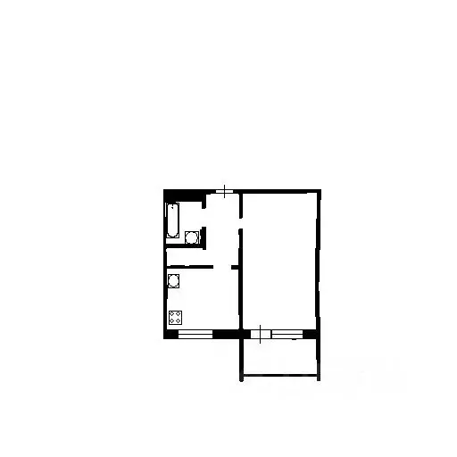 1-к кв. Московская область, Дзержинский Томилинская ул., 23 (33.1 м) - Фото 2